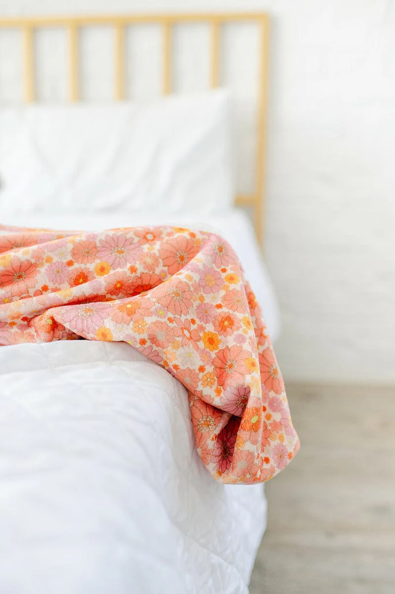 Boho Floral Wearable Minky Blanket - Image 10