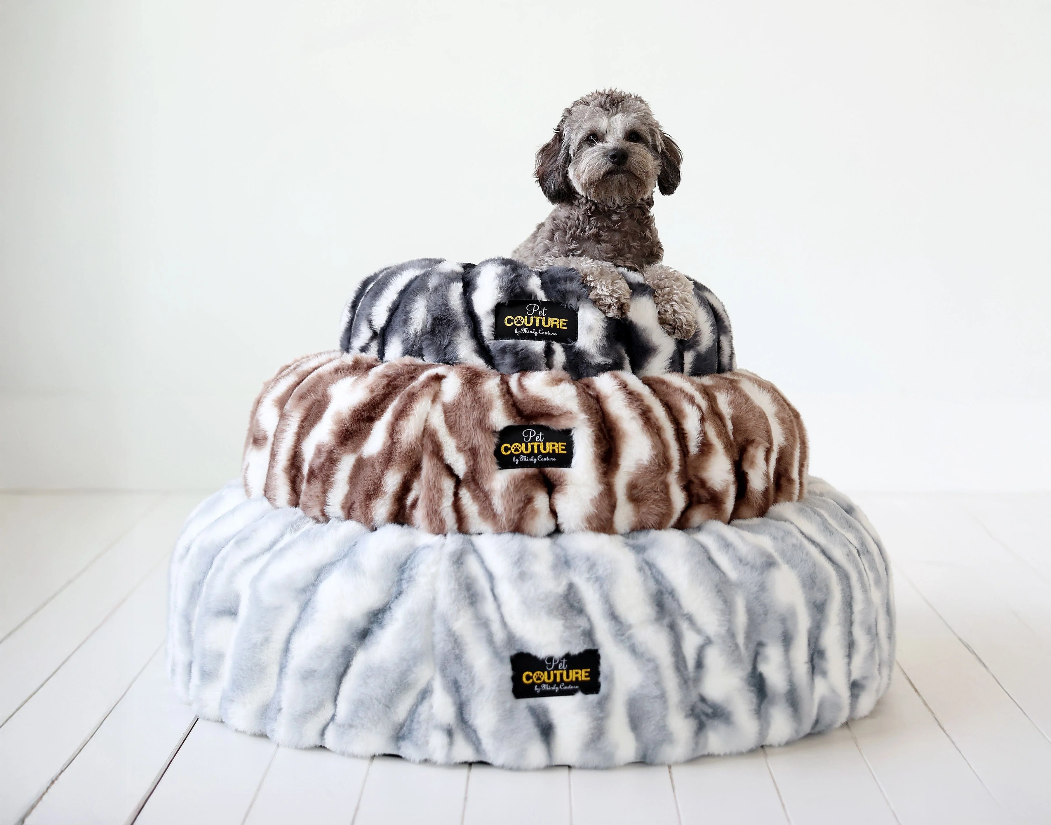 Cloudy Day Blue Pet Bed - Image 8