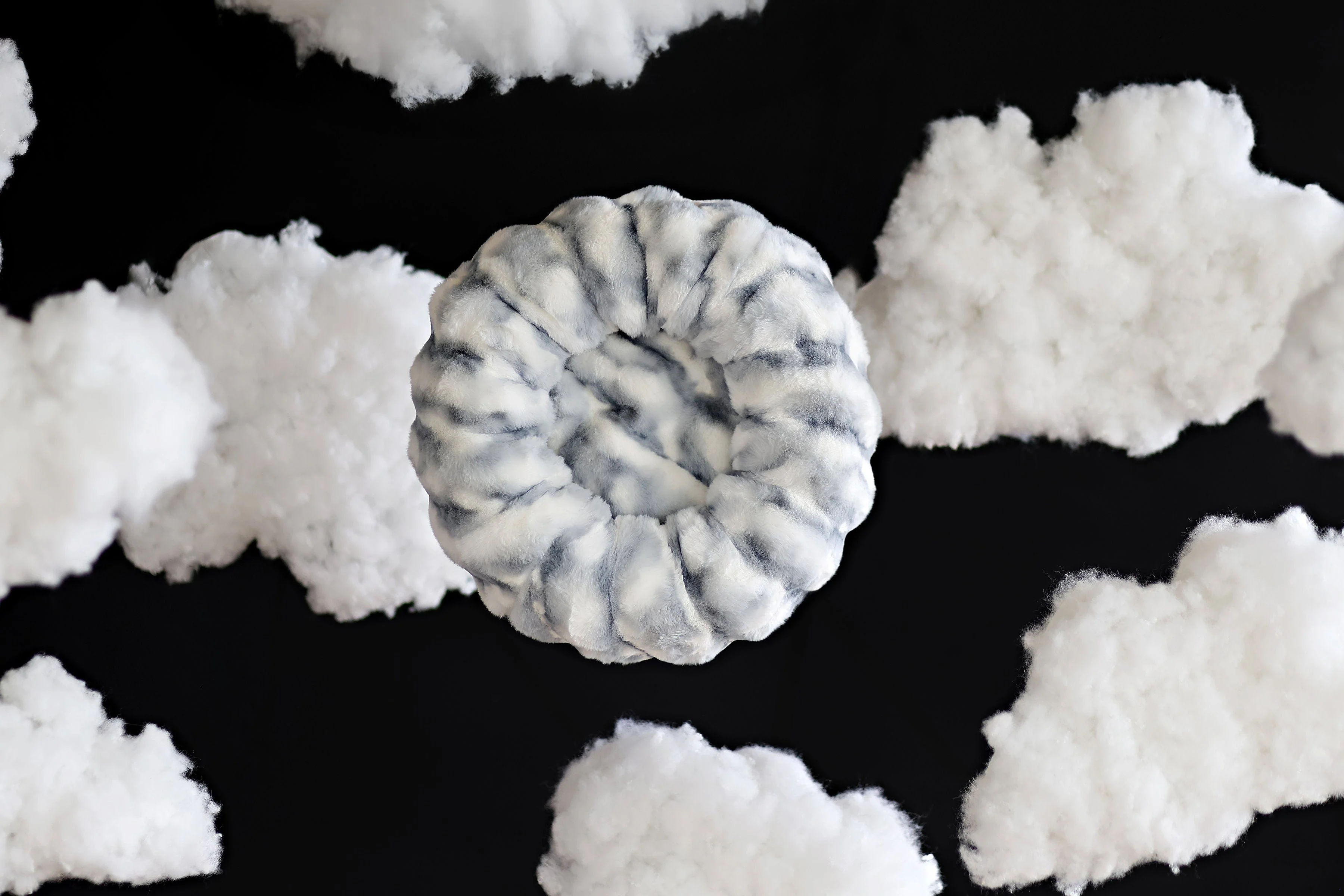 Cloudy Day Blue Pet Bed - Image 7