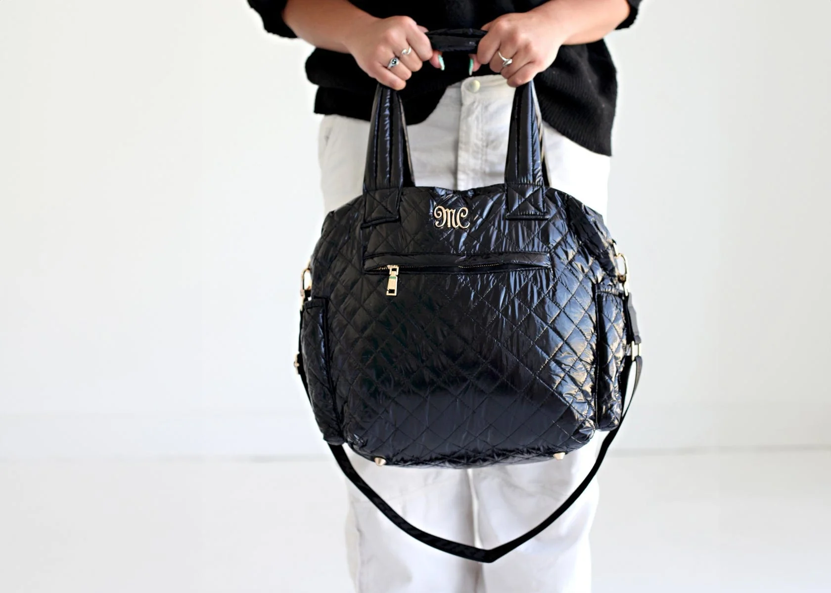 Everything Bag - Patent Leather Black - Image 5