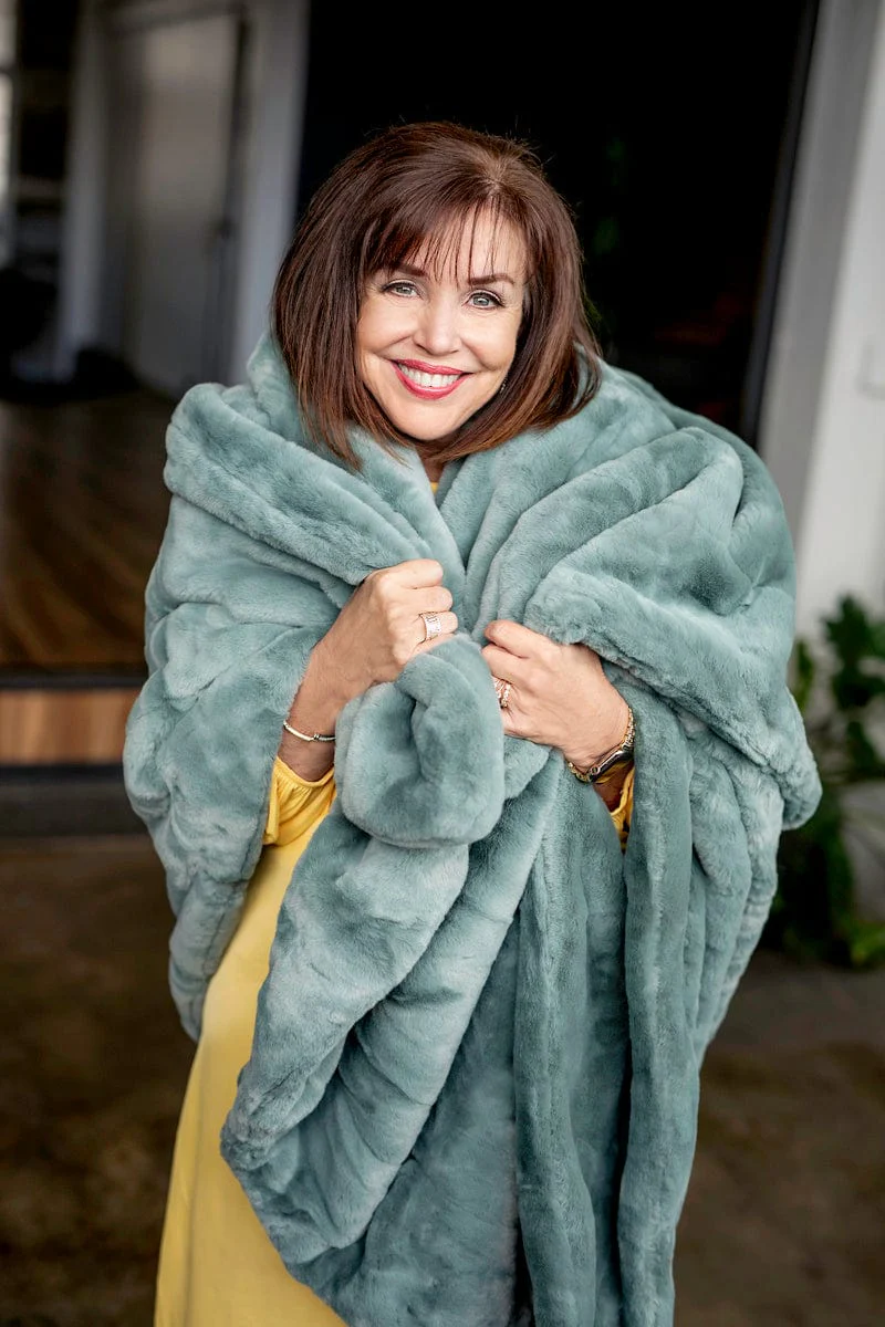 Lush Midnight Mist Blanket - Image 6