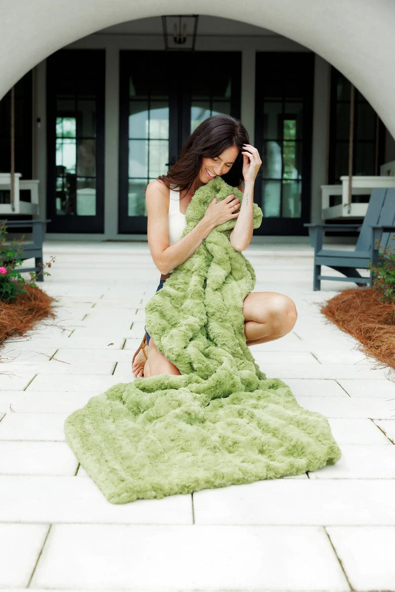 Ultra Sorbet Pear Blanket - Image 4