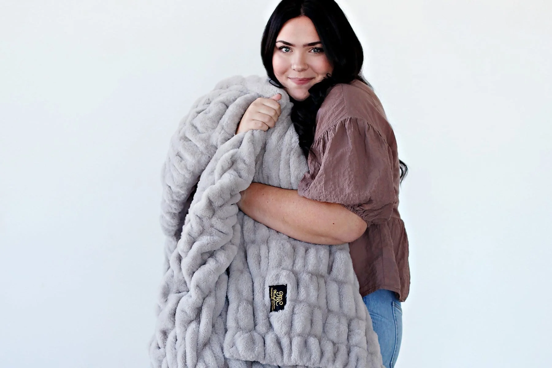 Hugs Tranquil Dove Blanket - Image 3